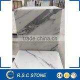 Good Price White Calacatta Marble Tiles for Flooring Design thumbnail-2
