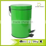 Colored trash can pedal bin for 8L