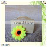 Shabby Chic Portable Carrying Magnet Close Wood Box thumbnail-2