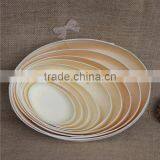 Oval Cheap Natual Balsa Wood Craft Oriental Jewelry Box thumbnail-5
