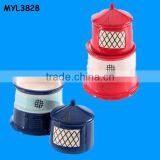 Wholesale Blue & Red Resin Pharos Candle Cups thumbnail-1