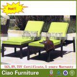Hot Sale Rattan Outdoor Pool Sunbed Garden Furniture Chaise Lounge thumbnail-1