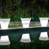 High Quality Modern RGB Color Lights Plastic Flower Pot/used Trouch Flower Pot thumbnail-1