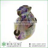 Promotion Fashion Bag Shape With Money Patterns Ceramic Piggy Bank for Decoration thumbnail-3