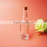 Mini Long Cut Flower Glass Container With Wooden Cover thumbnail-3