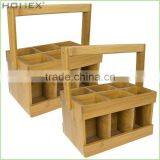 Silverware Utensil Caddy/Bamboo Storage Caddy/Homex_BSCI thumbnail-1