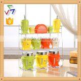 Kitchenware Ceramic Jar With Stainless Steel Stand thumbnail-1