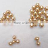 10-11 mm Golden Raindrop Freshwater Pearl Beads thumbnail-2