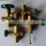 Liquefied petroleum gas cylinder valves