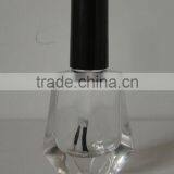 10 ml Diamond Shaped Unique Nail Polish Bottles With Black Lid thumbnail-1