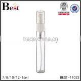 10ml 12ml 15ml Perfume Spray Bottle Clear Empty Perfume Spray Bottle White Pump Perfume Bottle Glass Spray thumbnail-3