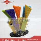 5 Pcs Colorful Wholesale Cheese Knives Set With pp Handle thumbnail-3
