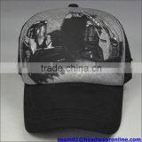 Caps Factory Made Custom Mesh Caps With Thick Screen Print Logo and String thumbnail-4