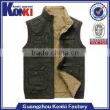 Personalized Custom Cheap Clothing Vest With Many Pockets thumbnail-1