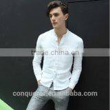Men's White Linen Shirt HOT! MSRL0056 thumbnail-3
