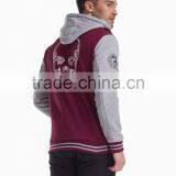 High Quality Supplier Wholesale Cotton Fleece Fashion Plain Zipper Gym Custom Printed Hoodies thumbnail-4