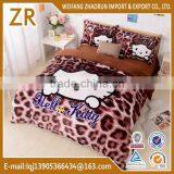 China Top Selling Wholesale 100%polyester Flannel Fabric for Bedding Set thumbnail-1