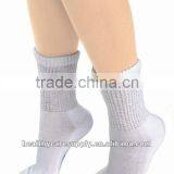 Medical Air Permeable Loose Cuff Diabetic Crew Socks thumbnail-1