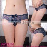 Fashion Cute Panties Printed Dot With Transparnet Lace & Bow Panties thumbnail-1
