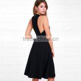 Maxnegio Sexy Women Party Wear Deep v Neck Casual Dress thumbnail-6