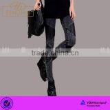 The Autumn of the New Imitated Jeans Stretch Leggings thumbnail-1