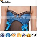 2017 Wholesale Valentine Gift Adult Sexy Lingerie Babydoll Night Dress thumbnail-4