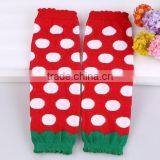 Wholesale Baby Kids Christmas Leg Warmer Chevron Knitted Leggings thumbnail-3