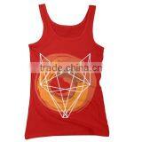 China Wholesale Custom Printing 100 Cotton Bulk Ladies Sports Tank Top thumbnail-4