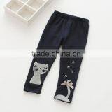 S60615B 2017Autumn New Casual Printing Cute Cat Pants Baby Girl Cotton Elastic Leggi thumbnail-1