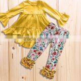 Girls Boutique Autumn Clothing Baby Clothes Hot Sale Cheap Baby Clothing Sets thumbnail-1