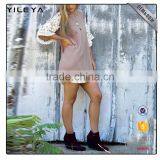 Lace Design Half Sleeve Dress,shift Dresses,casual Shift Dresses thumbnail-2