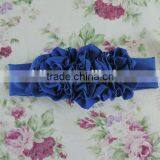 2016 Baby Flower Headbands Wholesale Infant Cotton Hair Band Baby Headwear Flower Hair Elastic Headbands for Babies thumbnail-2