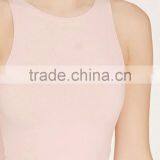 2016 Guangzhou Shandao Oem Service Summer New Design Casual Plain Dyed Women Sleeveless Tunic Tops thumbnail-5