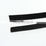 String Materials 2 Yards 6mm Black Cowhide Leather Jewelry Cord Rope thumbnail-2
