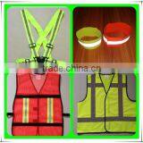 High Light Cheap Reflective Safety Pink Vest for Running thumbnail-2