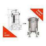 Water Treatment Liquid Multi Bag Filter Housing Flange Bag Filtration