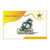 Hand-Polished Soft Cloisonn Enamel Custom Metal Badge For Wedding Occasion