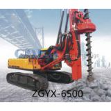 SR200C bored pile foundation construction Rotary drilling rig