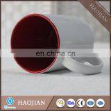 Best Selling 11oz Sublimation Inner Color Ceramic Mug Ceramic Cup Printed Coffee Cup