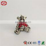 Tiny Grid Fabric Sitting Knotted Lovely Decoration Keychain Toy thumbnail-1