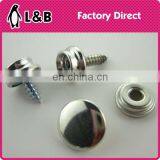 15mm Iron / Brass Screw Snap Button Boat Snap Button Tent Snap Button