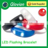 Glovion custom sports bracelet candy color led flashing bracelet led sports led flashing bracelet