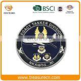 Cheap custom made 3D gold plating soft enamel challenge coins