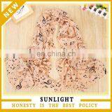 Ladies New Printed Silk Chiffon Scarf Wholesale