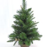 Artificial christmas pot tree