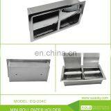 Accessory Bathroom 2 Rolls Tissue Holder Recessed Wall Mounted thumbnail-2
