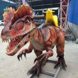 LORISO5201 Life Size Amusement Park Dinosaur Ride Dilophosaurus