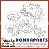Насосный агрегат D39PX-22, основной насос, Гидравлический насос для масла D39EX-22, Насос HST, 720-2M-00071, 720-2M-01071, 720-2M-04210