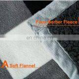 100% Polyester Sherpa Flannel Blanket Two Sides Brushed Cozy Fleece Throw thumbnail-5