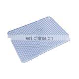 Kitchen Use Drain Pad Heat Resistant Cooking Pot Holder Rectangular PVC Dish Drying Mat thumbnail-3